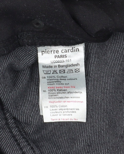 Pierre Cardin Men's Black Chino Shorts, Size S