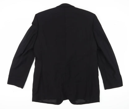 Mens UK Size 42 Pierre Cardin Regular Black Suit Jacket