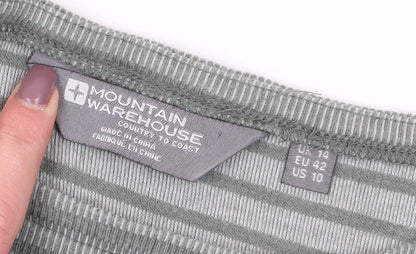 Mountain Warehouse Women’s Grey Striped Tunic Sweatshirt