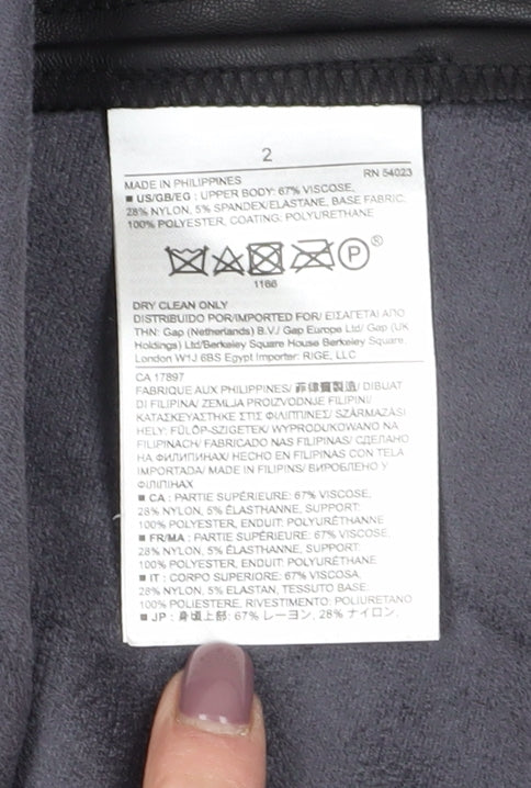 Banana Republic Women's Knee Length Black A-Line Skirt Size 2