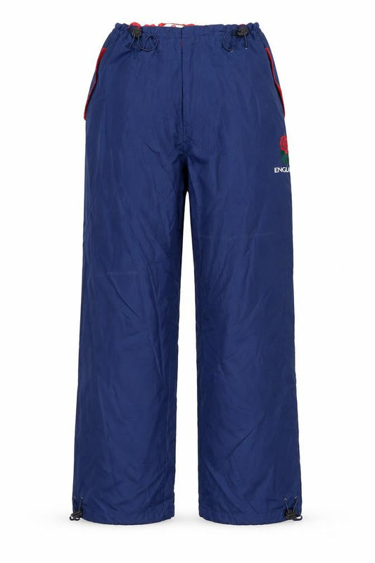 Front view of England Blue Windbreaker Trousers M unisex