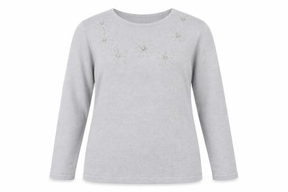 Womens UK Size L Honor Millburn Grey Pullover Jumper