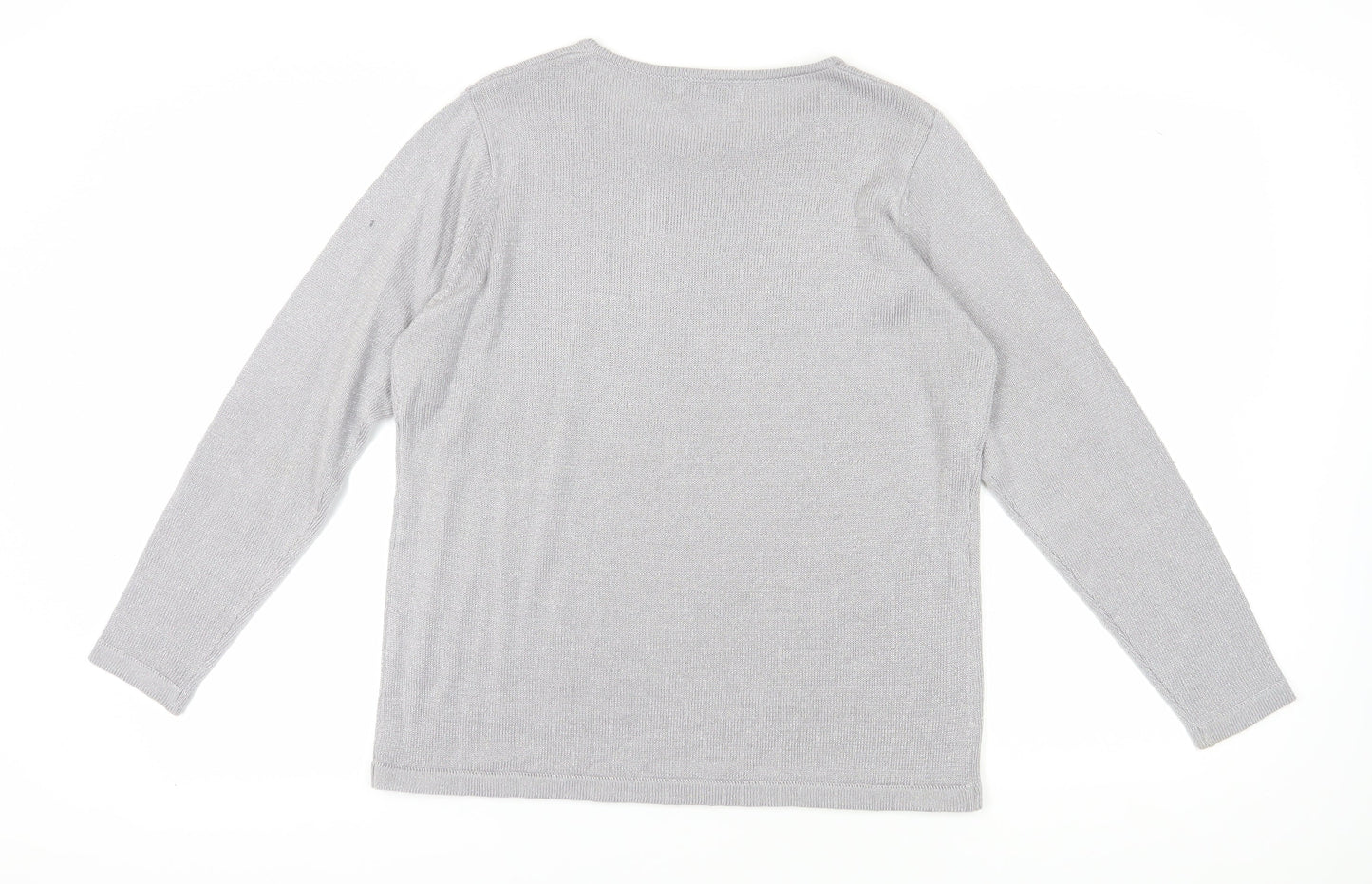 Womens UK Size L Honor Millburn Grey Pullover Jumper