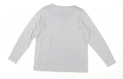 Womens UK Size L Honor Millburn Grey Pullover Jumper