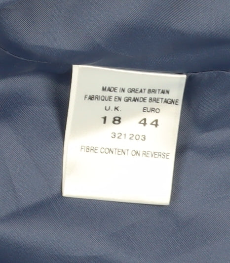 Eastex Women's Blue Suit Jacket Size 18, Classic & Lined