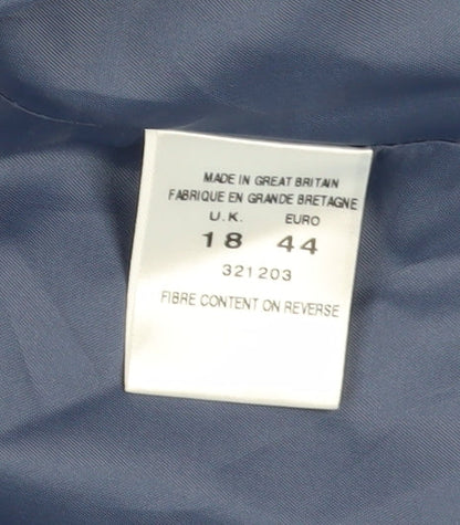 Eastex Women's Blue Suit Jacket Size 18, Classic & Lined