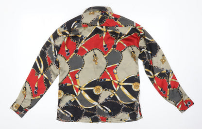 Mistress Rocks Women's XS Multicoloured Button-Up