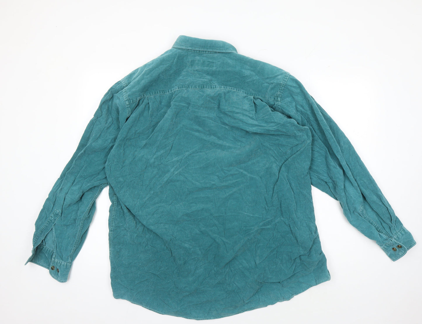 New Classics Men’s Green Long Sleeve Casual Shirt, L