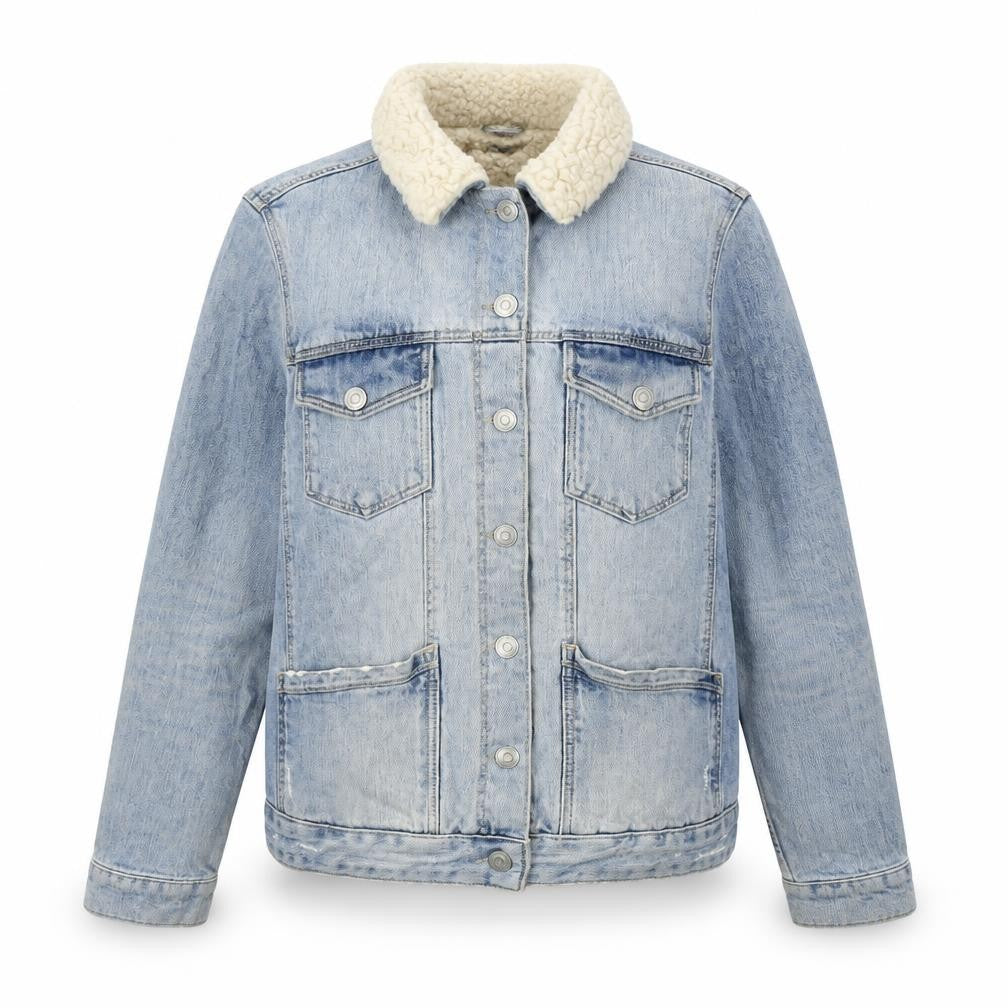 Womens UK Size 10 Topshop Blue Basic Jacket