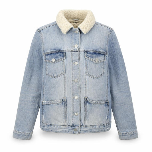 Womens UK Size 10 Topshop Blue Basic Jacket