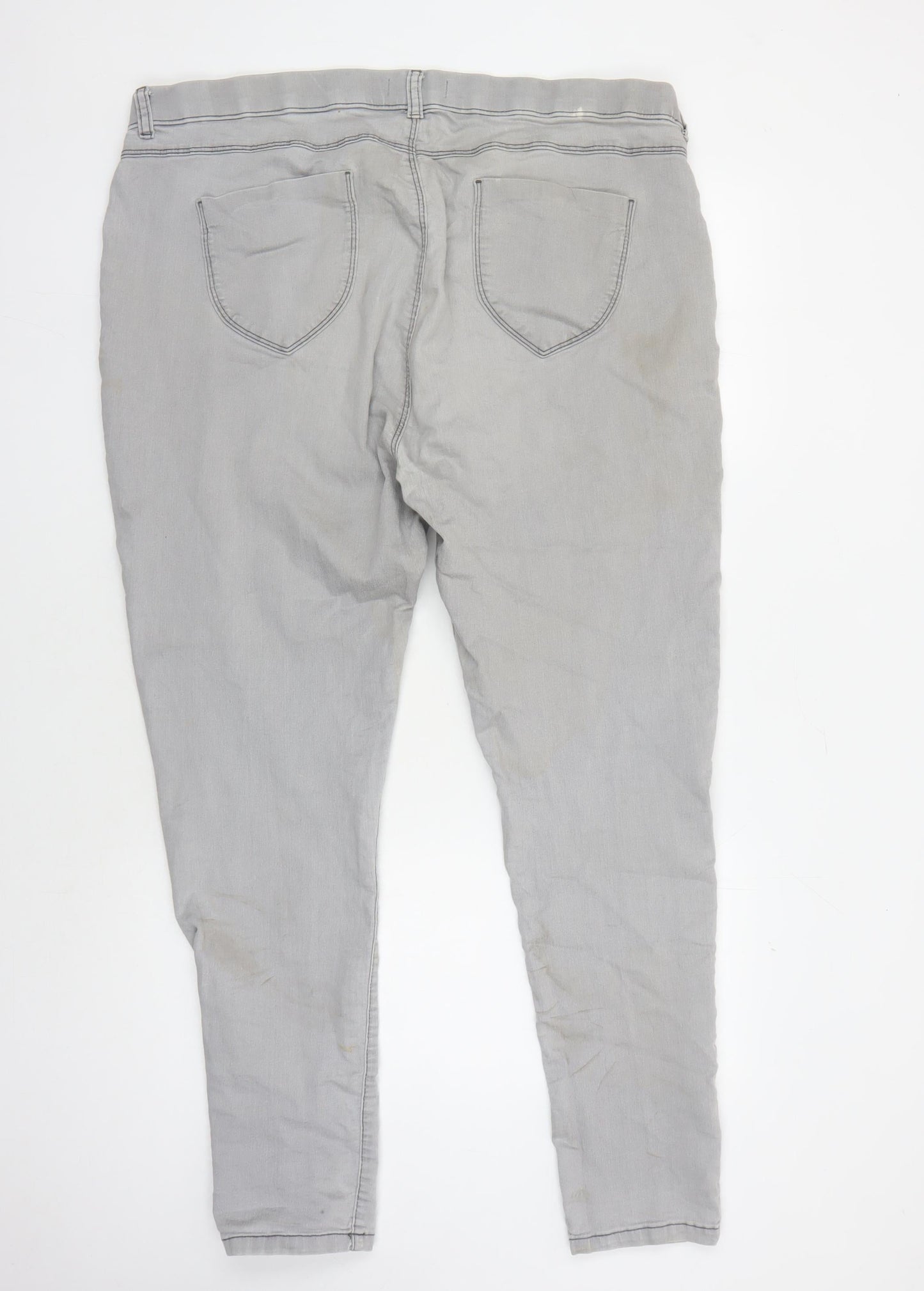 Dorothy Perkins Women's Grey Plus Size Skinny Jeans