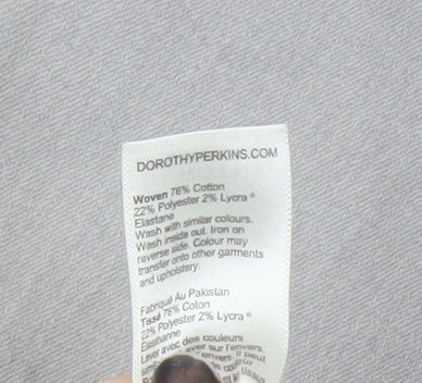 Dorothy Perkins Women's Grey Plus Size Skinny Jeans