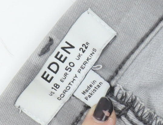 Dorothy Perkins Women's Grey Plus Size Skinny Jeans