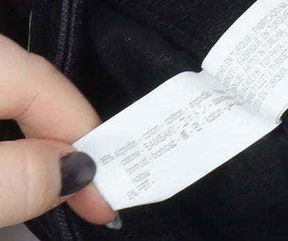 Zara Women's Black Skinny Jeans, Size 14, Stylish Comfort