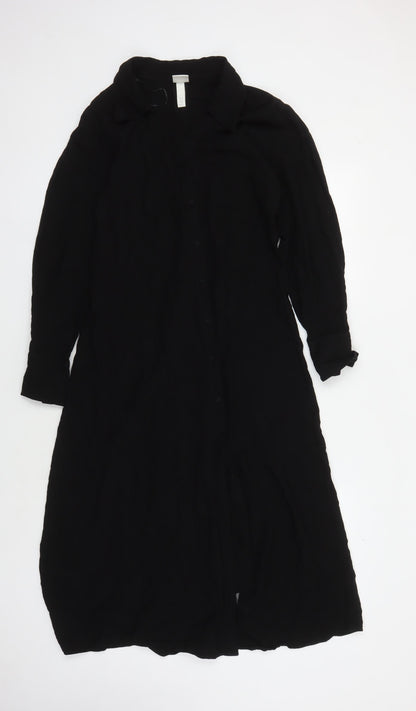 H&M Women's Black XS Shirt Dress