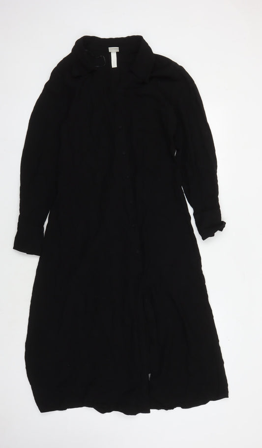 H&M Women's Black XS Shirt Dress