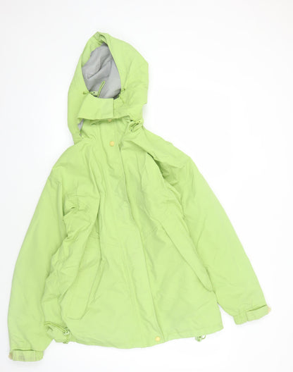 Unisex Adults UK Size M Arctic Storm Green Parka Coat