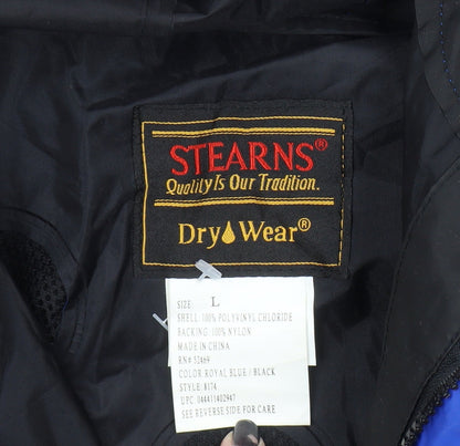 Mens UK Size L Stearns Multicoloured Rain Coat