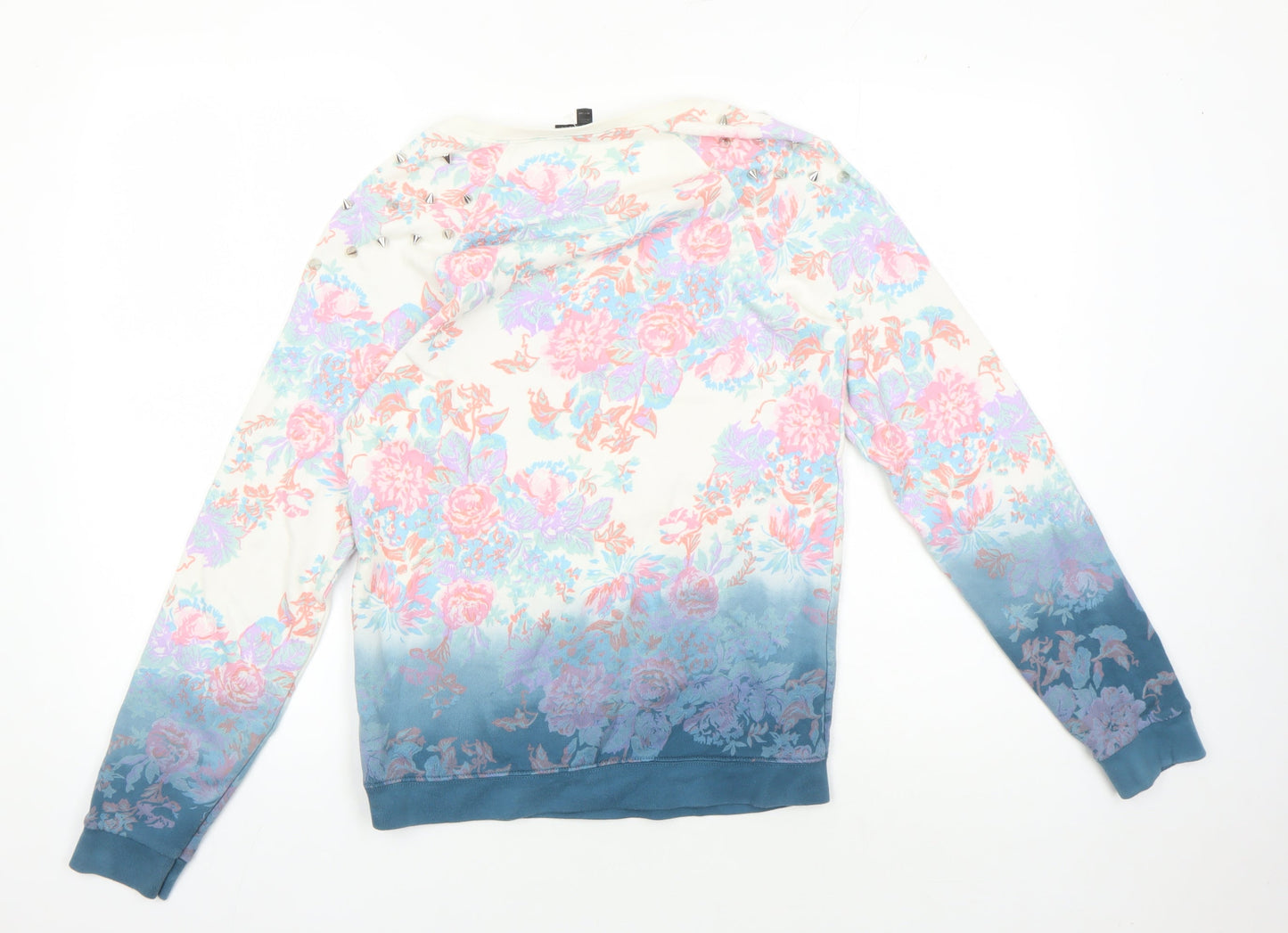 Womens UK Size 8 Topshop Multicoloured Pullover Jumper