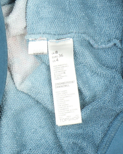 Womens UK Size 8 Topshop Multicoloured Pullover Jumper