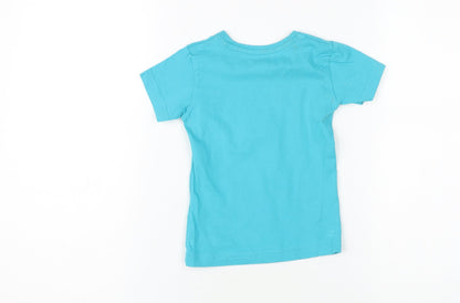 Mountain Warehouse Girls Blue Ice Cream Graphic Tee 2-3 Years