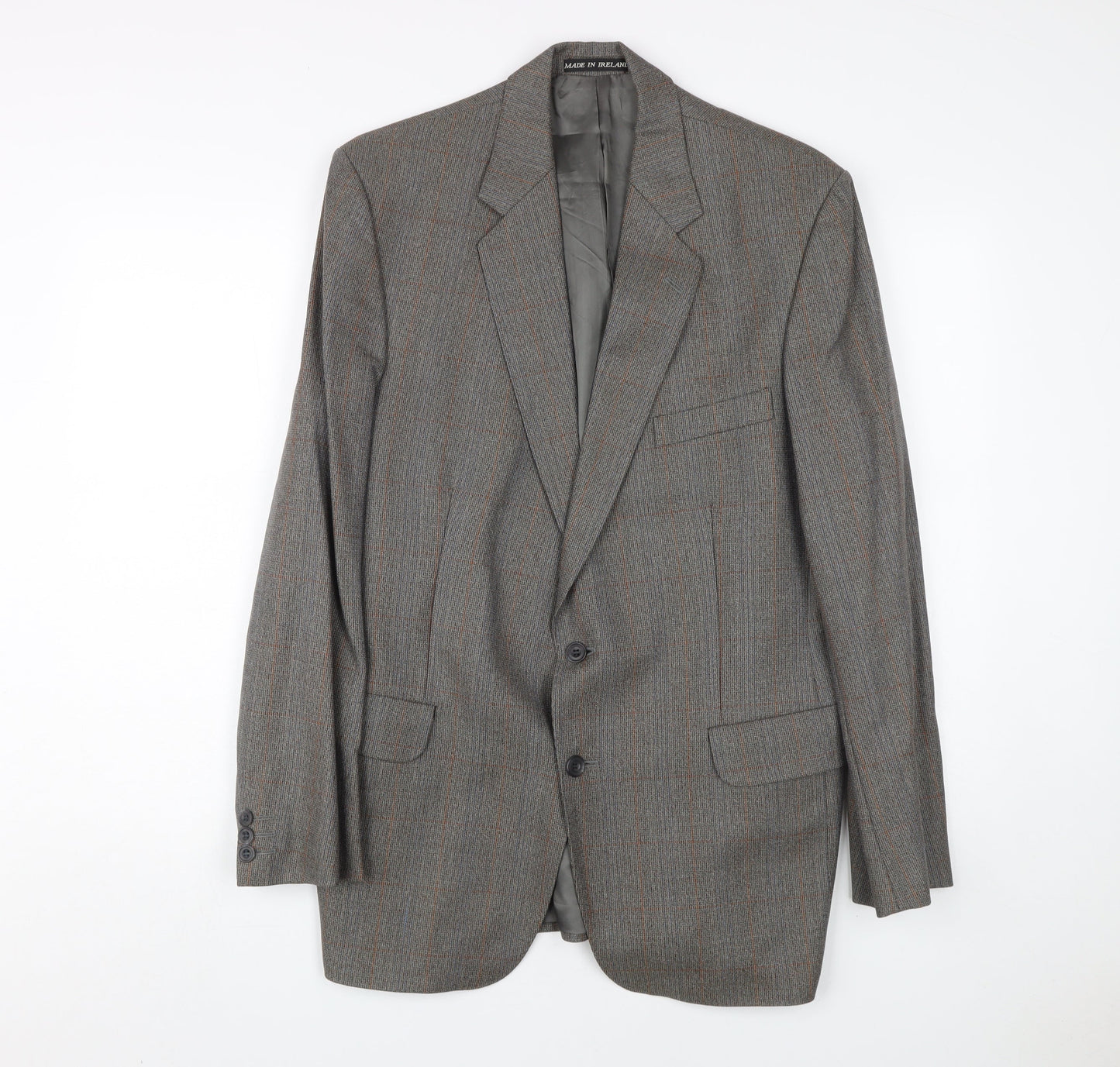 Mens UK Size 42 Dunn & Co Regular Grey Suit Jacket