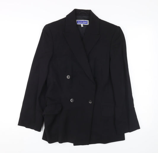 Austin Reed Women's Black Wool Blazer Size 10