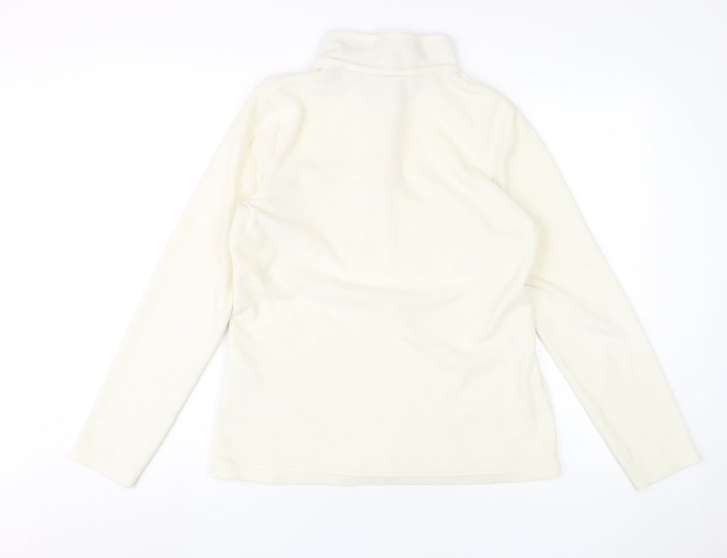 Regatta Women's Ivory Fleece 1/4 Zip Sweatshirt Size 12