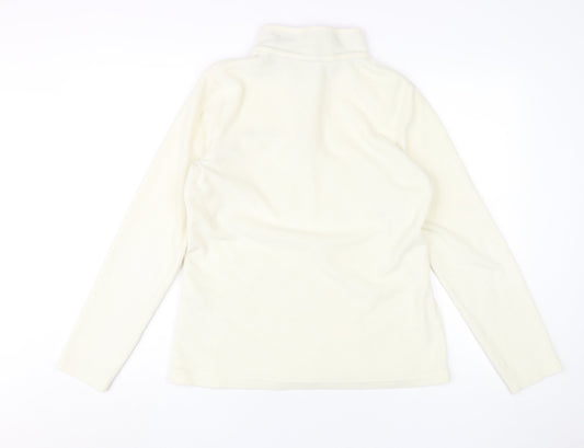Regatta Women's Ivory Fleece 1/4 Zip Sweatshirt Size 12
