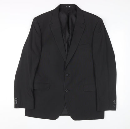 Mens UK Size 42 Thomas Nash Regular Black Suit Jacket