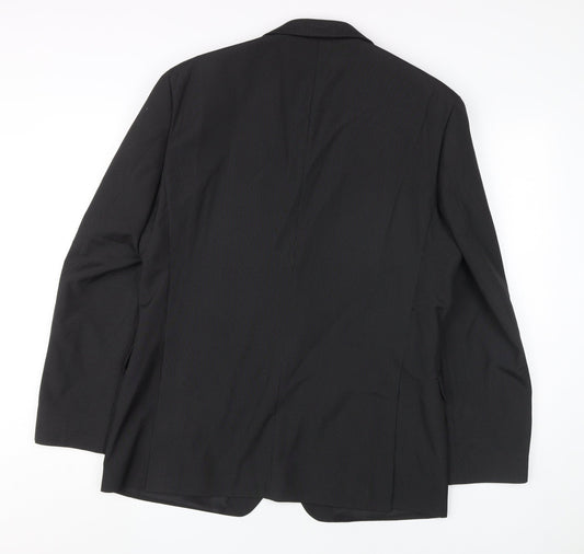 Mens UK Size 42 Thomas Nash Regular Black Suit Jacket