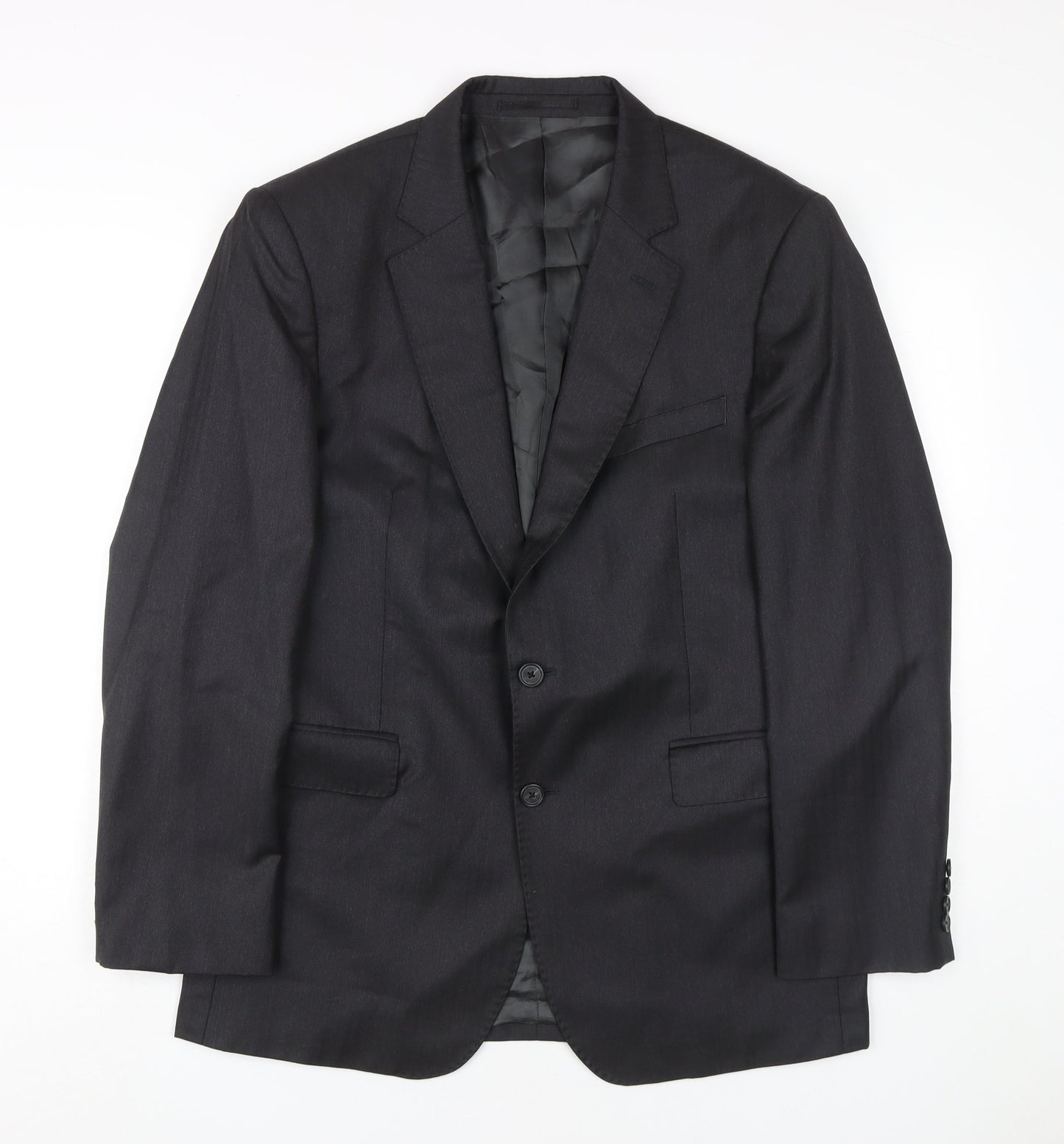 Mens UK Size 42 Jaeger Regular Black Suit Jacket