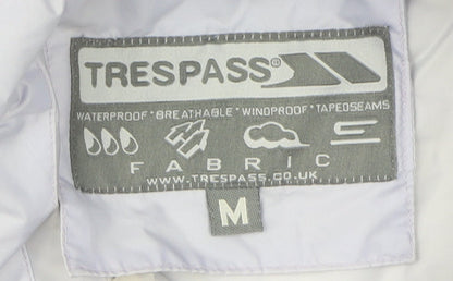 Womens UK Size M Trespass White Basic Jacket