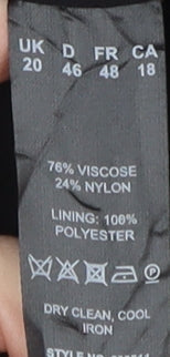 Womens UK Size 20 Windsmoor Black