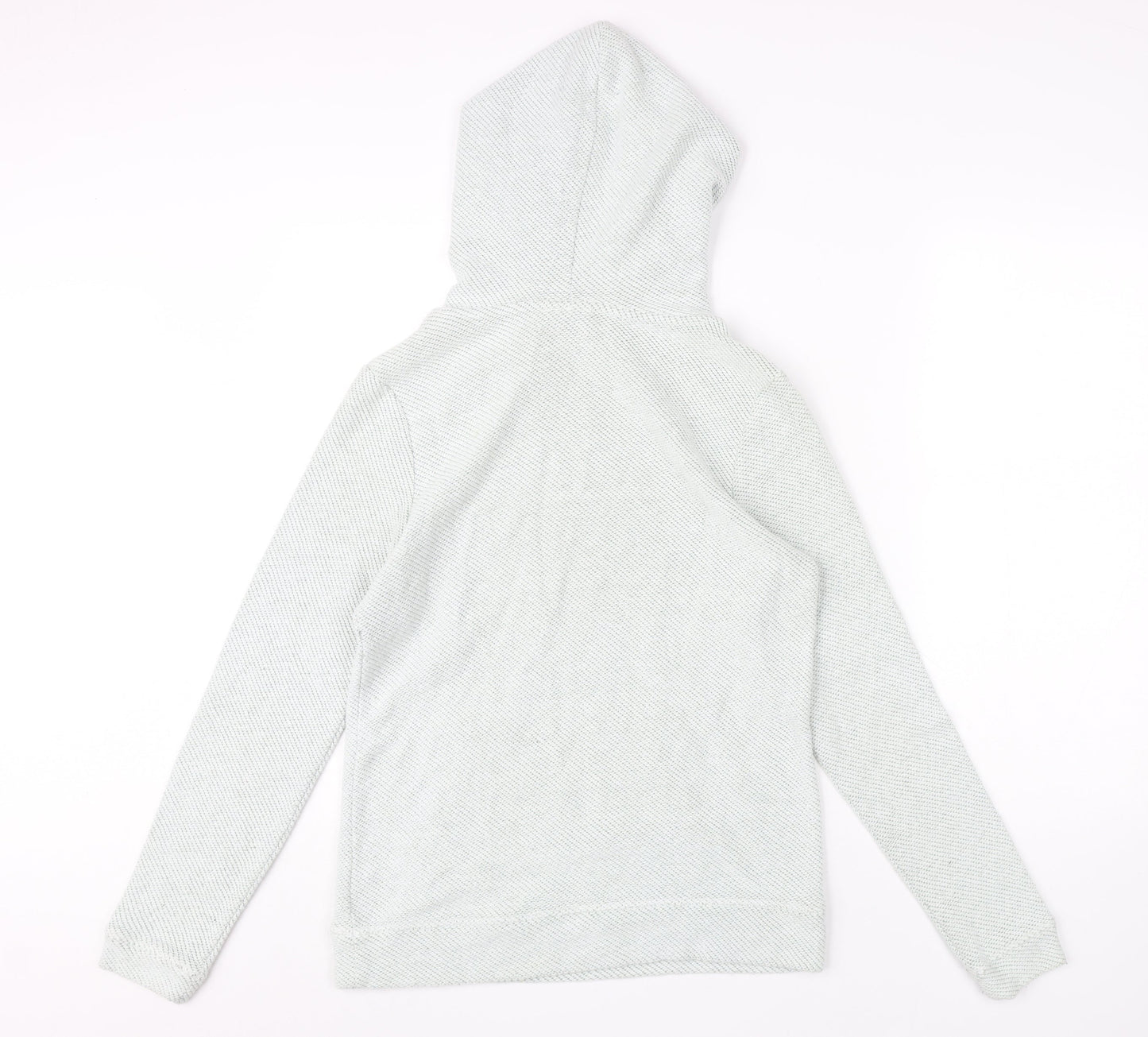 Animal Womens Green Knit Cotton Hoodie, Size 10