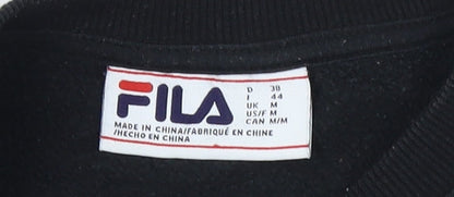 Fila Unisex Black Pullover Sweatshirt M