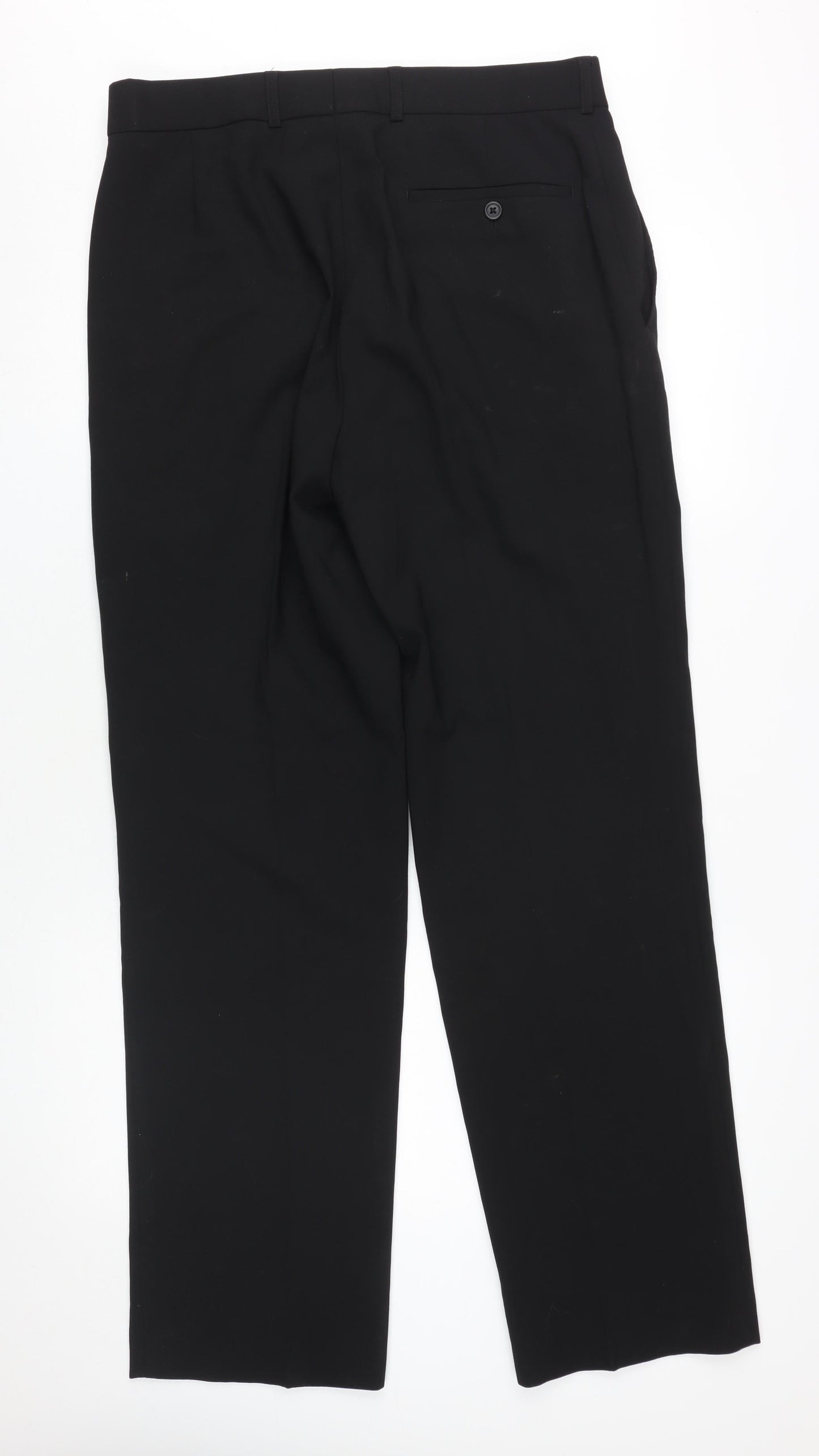Ben Sherman Men's Black Dress Pants Regular Fit