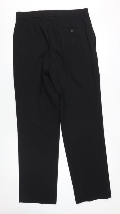 Ben Sherman Men's Black Dress Pants Regular Fit