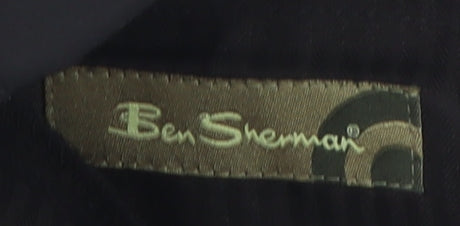 Ben Sherman Men's Black Dress Pants Regular Fit