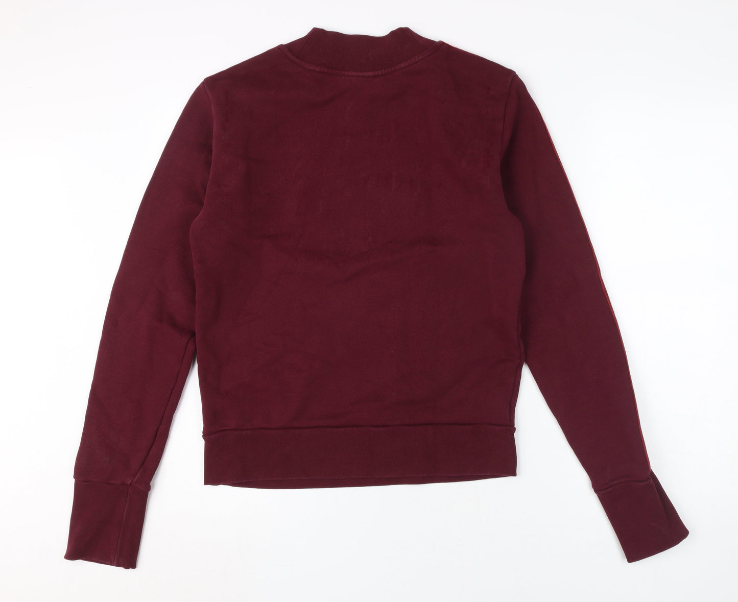 Adidas Women's Red Crew Neck Pullover Sweatshirt Size 12