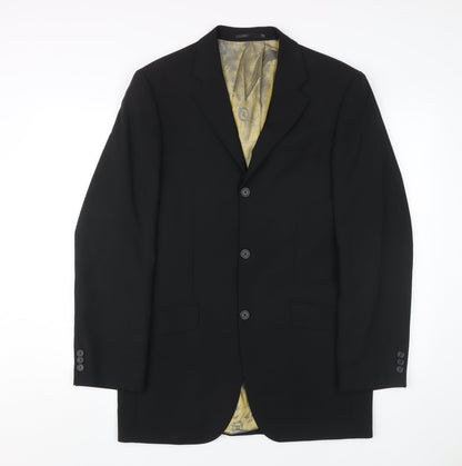 Mens UK Size 36 Ben Sherman Regular Black Suit Jacket