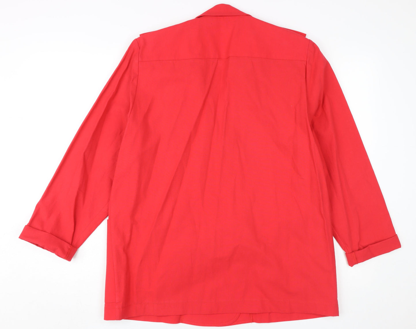 Alexon Women's Red Blazer 14 Button Jacket Casual