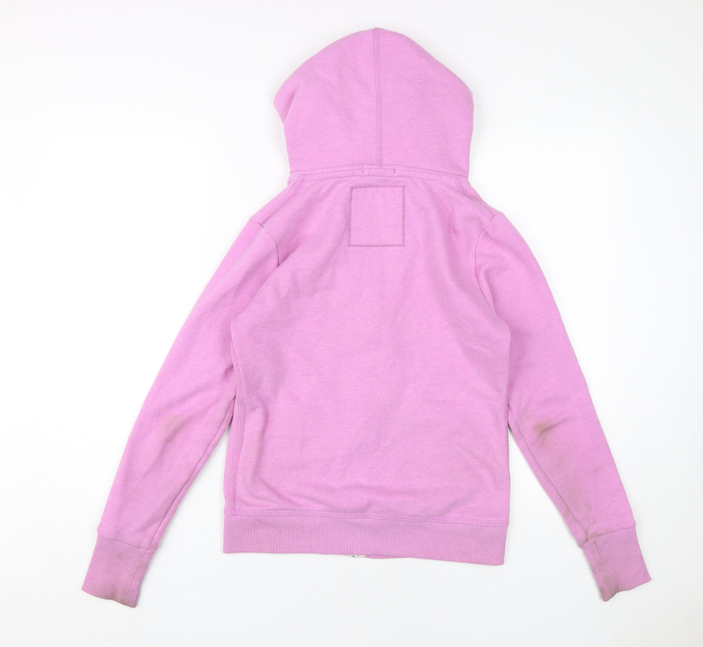 Superdry Pink Full Zip Hoodie, XS, Women's Casual Style