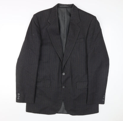 Mens UK Size 40 Centaur Regular Black Suit Jacket