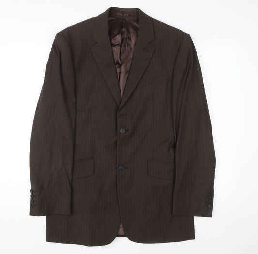 Mens UK Size 38 Jasper Conran Regular Brown Suit Jacket