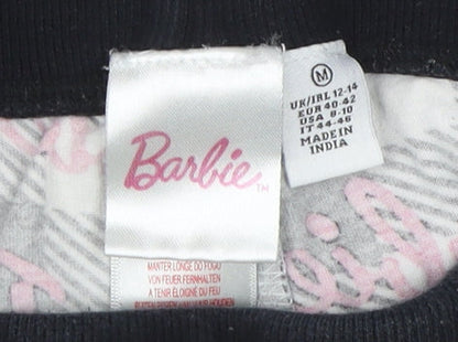 Barbie Women's Black Check Pyjama Pants M