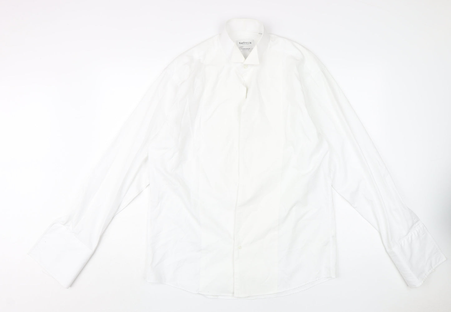 Van Heusen Men's White Formal Long Sleeve Shirt 15.5