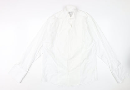 Van Heusen Men's White Formal Long Sleeve Shirt 15.5
