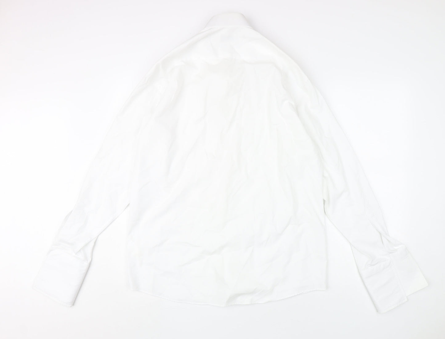 Van Heusen Men's White Formal Long Sleeve Shirt 15.5