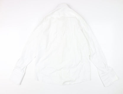 Van Heusen Men's White Formal Long Sleeve Shirt 15.5